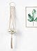Mkono Macrame Plant Hangers Indoor Wall Hanging Planter Holder Cotton Rope Home Boho Decor 40 inches