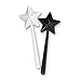 Genuine Fred Salt + Magic Wand Salt and Pepper Shakers
