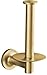 KOHLER 14444-BGD Purist Vertical Toilet Tissue Holder, Vibrant Moderne Brushed Gold