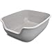 PetFusion Large Litter Box. Non-Stick Coating (FDA, EPA Approved) Reduces Clean time. (Vets Recommend Open top Litter Box to Avoid Behavior associated w/Tight Spaces & Cat's Stronger Sense of Smell) primary