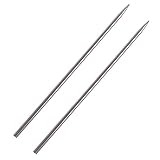 BCP 2PCS 3.5inches (90mm) Stainless Steel 275 Paracord Fid /Fid Lacing Stitching Needle for 1.7mm Laces and Strings