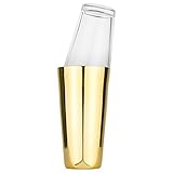 Prince of Scots Professional Series Boston Style Cocktail Shaker ~ Gold