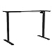 EleTab Electric Standing Desk Frame — Electric Single Motor Height Adjustable Ergonomic Sit Stand Desk Legs Workstation Base (Black Frame Only)