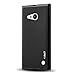 CredDeal 4326507020 Nokia Lumia 730/735 Case Protective Shock Absorption Jelly Slim Case Black