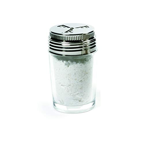 Norpro Shaker Cup Glass Adjustable Pizzeria Style Pepper/Salt/Cheese/Spice 5.25