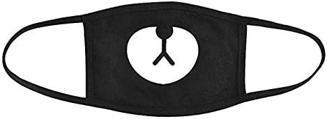 Dust Mask N95 Mask Face Reusable & Washable Adjustable Ear Straps for Kids Men Women (General, Black)