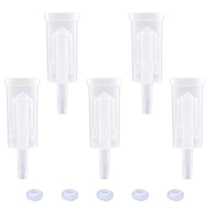 5 Stuks Airlock Set met Siliconen Doorvoertules Plastic Fermentatie Luchtsluis Airlock Set voor Fermentatie…