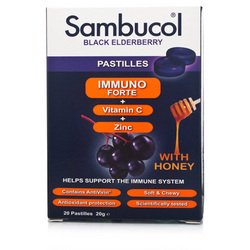 Sambucol Pastilles - Black Elderberry - 20 ct Sambucol Pastilles - Black Elderberry - 20 ct
