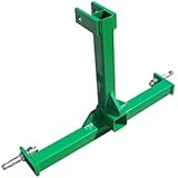 Heavy Duty 3 Point Category 1 Drawbar Receiver Hitch Tow Bar - Compatible with John Deere Green