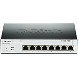 D-Link 8-Port EasySmart Gigabit Ethernet PoE Switch (DGS-1100-08P)