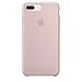 Apple Silicone Case for iPhone 7 Plus - Pink Sand