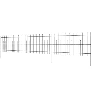 Festnight - Valla de Seguridad Ornamental (600 x 200 cm), 1 ...