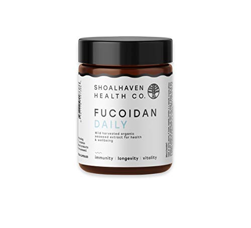 Fucoidan Pure Brown Organic Seaweed Extract, Daily Supplement Boosts Immune System & Reduces Inflammation, Superior to Fucoidan Made in Japan - 60 Capsules