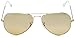 Ray-Ban 3025 Aviator Large Metal Mirrored Non-Polarized Sunglasses, Gold/Brown/Silver Mirror (001/3K), 62mm
