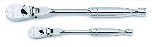 GearWrench 81216F 2-Piece Full Polish Flex Handle Ratchet Set