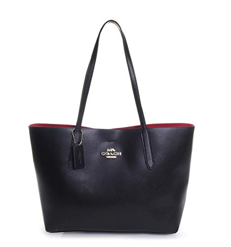coach leather avenue tote