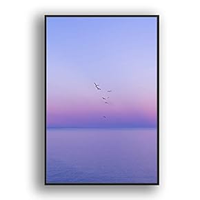 Framed Canvas Wall Art for Living Room, Bedroom Coast and Sea Canvas Prints for Modern Home Decoration Ready to Hang - 16"x24" inches