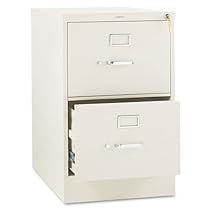 HON 312CPL 310 Series 26-1/2-Inch 2-Drawer Full-Suspension Legal File, Putty