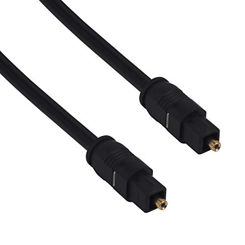 Toslink Cable, Yeworth [2 Pack] 1.8m Digital Fiber Optical Audio Cord Gold Plated Toslink to Toslink Fiber Optic Cable for Home Theater, Sound Bar, TV, PS4, Xbox & More - Thumbnail 2