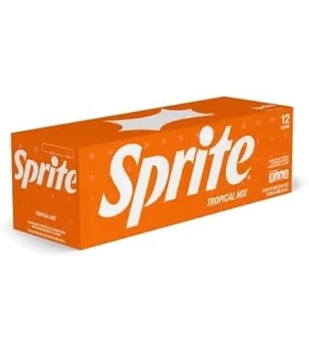 Amazon.com : Tropical Mix Soda,288 Fl Oz SPriTE 24 cans : Grocery