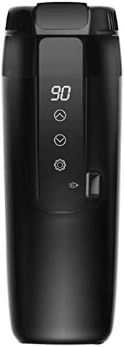 Heated Smart Travel Mug With Temperature Control, 12v Car Insulation Cup, Leak-Proof Boiled Water, 350ml (Black)