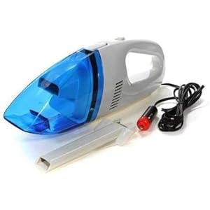 Sutariya Enterprise 24KW Portable High Power Suction Handheld Dry & Wet Vacuum Cleaner for Cleaning Car and Homes (White & Blue)