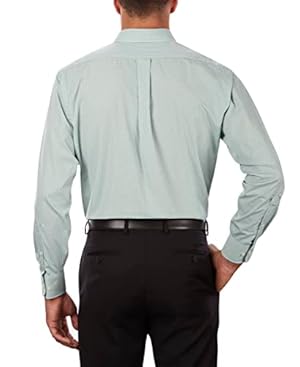 Van Heusen mens Regular Fit Gingham Button Down