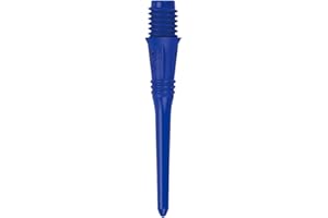 LSTYLE Lippoint USA Dart Tips – Blue | 2BA Soft Tip Point Replacements – 50 Pack