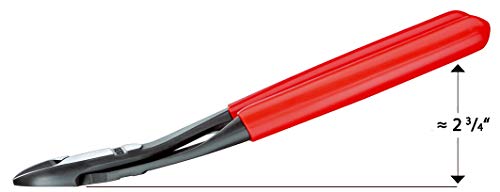 Knipex Kraft-Seitenschneider schwarz atramentiert, mit Kunststoff überzogen 200 mm (SB-Karte/Blister) 74 21 200 SB – Bild 6
