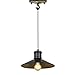 Fuloon Retro Vintage Iron Ceiling Rose Hook Plate Holder Pendant Lamp Roof Sucking Disk Chassis Light Fitting Accessory DIY (Antique Bronze)