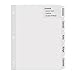 Avery Big Tab Printable Large White Label Dividers with Easy Peel, 5 Tabs, 4 Sets (14438)