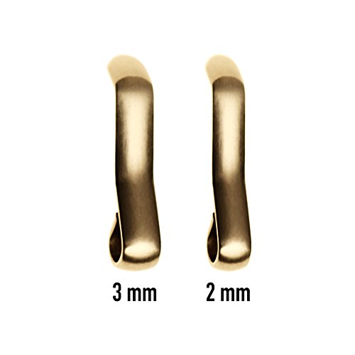 Archer Watch Straps | Stainless Steel PVD Replacement Buckle (Matte Gold, 18mm) - Thumbnail 3