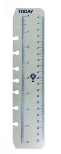Ruler Pack (2 Pack) for Desk Sized Personal Organiser with 7 Ring Mechanism