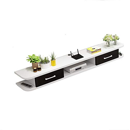 ZhaoXH Floating Shelves Floating TV Unit Stand Wood