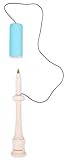 Pendama Skill Toy - A Kendama Inspired Juggling Pen - Catch It, Flip It, Spin It, Stall It! (Blue)