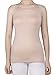 SATINIOR Women's Cami Camisole Built-in Bra Adjustable Spaghetti Strap Tank Top Padded Cami Tanks (Large, Beige)
