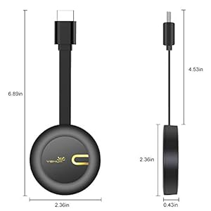 Yehua Miracast HDMI Dongle,1080P Wireless WiFi Display Dongle HDMI Stick Ricevitore Dongle WiFi, Supporto Miracast… - immagine 3