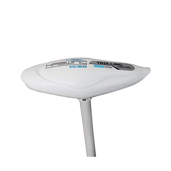 Haswing-Cayman-12v-55lbs-Electric-Trolling-Motor-Bow-Mounted-Trolling-Motor-with-Quick-Release-Bracket-Quick-Mounted-Plate-white