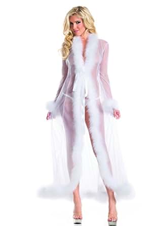 robe feather marabou accessory costume adult wicked