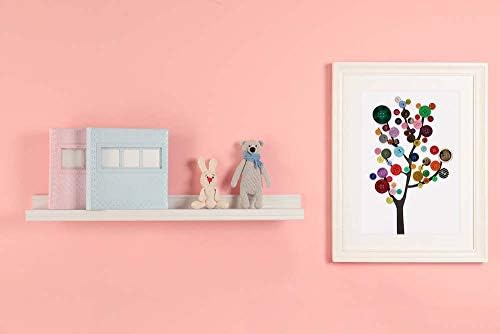 Colorful DIY resin buttons in various shades, easy to make at home.