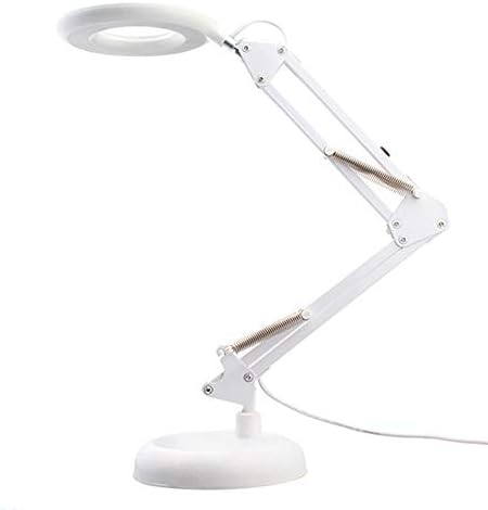 Hlidpu Magnifying Lamp, Work Lamp with 24 LEDs 5X Magnifying Lamp Magnifying Glass Magnifier with 3 adjustable light settings