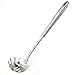 Newness Pasta Spoon, [Rustproof, Heat Resistance, Integral Forming] Durable 304 Stainless Steel Spaghetti Spoon