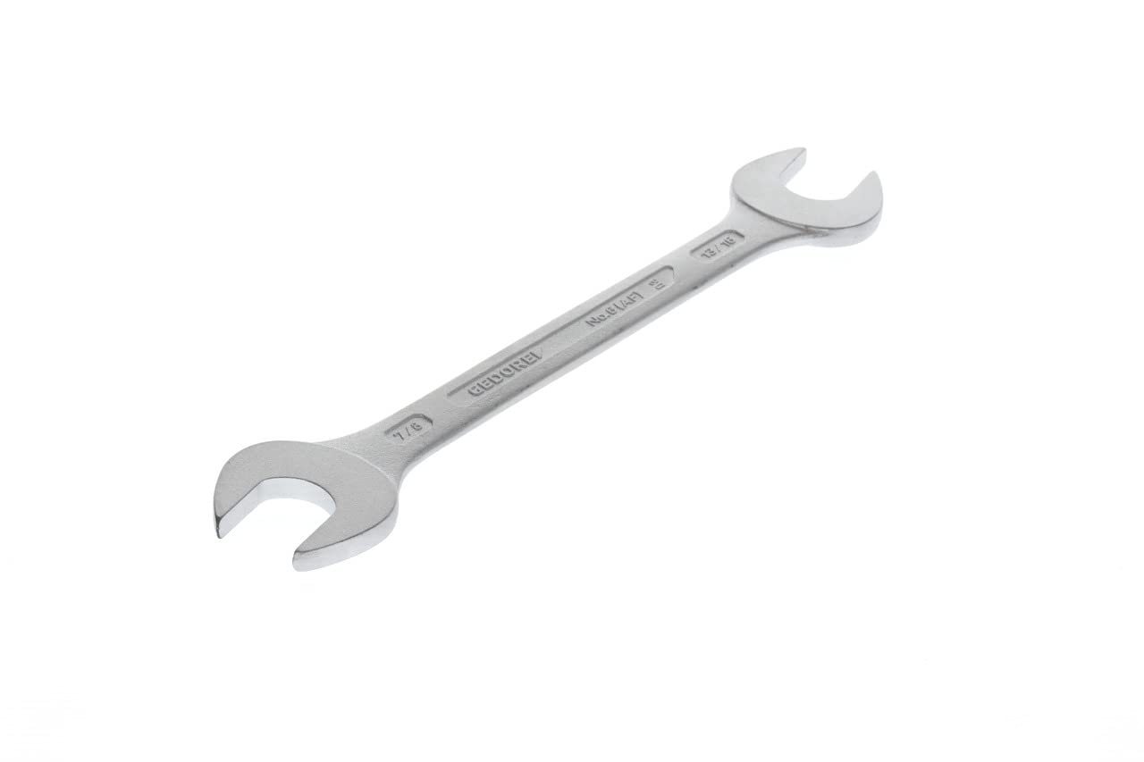 GEDORE Double open-end spanner, SW 13/16"+7/8", Inch, Flat, Spanner, 236 mm long, 6 13/16x7/8AF