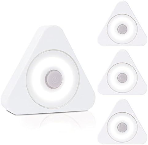 LED-Battery-Powered Night Light Touch tap Light, Perfect for Any Dark envinronment, Cordless Touch Light (4 Pack)