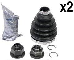 Volvo 2.4L (99-07) C.V. Boot Kit Outer L+R (x2) OEM GKN LOEBRO s-60 s-70 v-70