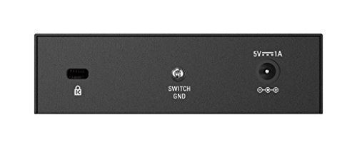 D-Link 5 Port Gigabit Unmanaged Metal Desktop Switch (DGS-105)