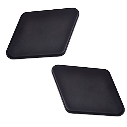 beler 2pcs Font Bumper Headlight Washer Nozzle Jet Covers Caps for BMW 3 Series E90 2005-2009