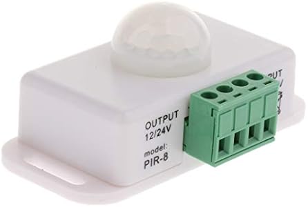 F Fityle Dc 12v 24v 赤外線センサー モーションセンサ Pirモーションセンサースイッチ 人感センサー 実用