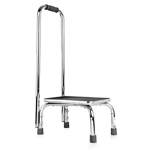 DMI Step Stool with Handle and Non Skid Rubber Platform, Lightweight
