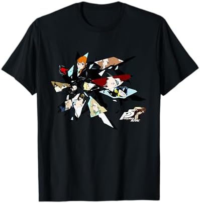 Amazon.com: Persona 4 Golden All Characters Keyart ATLUS T-Shirt